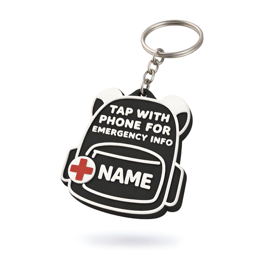 Kids NFC Emergency Keychain